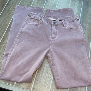 Soft Surroundings washed lavender/gray jeans 8